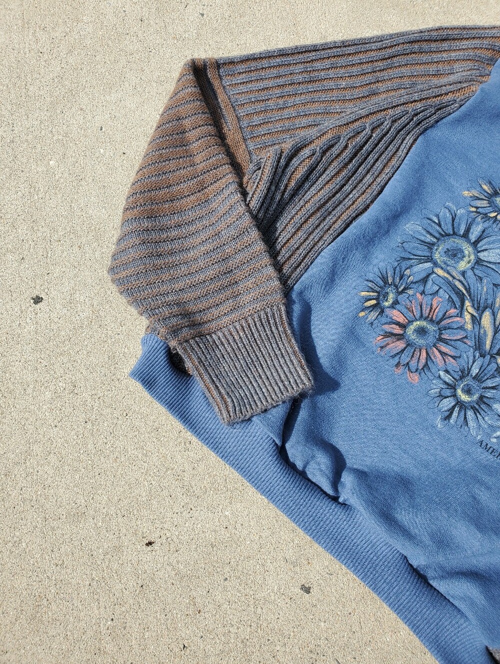Upcycled- Skeleton Season Sweater Rework - Picture 4 of 5